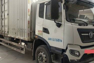 二手东风商用车 天锦KR 245马力 4X2 9.8米厢式载货车(高顶)(国五) 单桥 东风康明斯二手载货车 黄牌图片