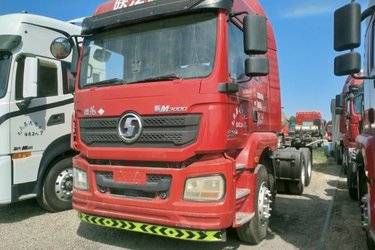 二手陕汽重卡 德龙新M3000 轻量化版 430马力 6X4 LNG牵引车(国六) 双驱 潍柴二手牵引车 黄牌