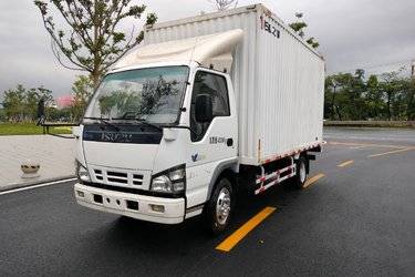 二手江铃 经典顺达 109马力 4.21米单排厢式轻卡(国四) 单桥 庆铃五十铃二手载货车 蓝牌图片