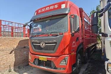 二手东风商用车 天龙KL重卡 350马力 6X2 9.6米仓栅式载货车(国六) 前四后四 雷诺二手载货车 黄牌