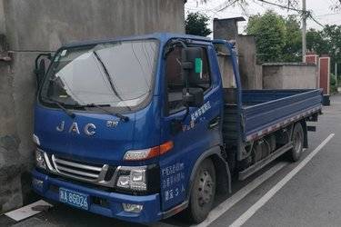 二手江淮 骏铃V5 152马力 3.85米排半栏板轻卡(国六)(江淮6挡)(国六) 单桥 云内动力二手载货车 蓝牌图片