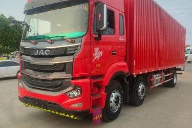 二手江淮 格尔发A5WIII重卡 270马力 6X2 9.5米厢式载货车(国五) 前四后四 锡柴二手载货车 黄牌图片