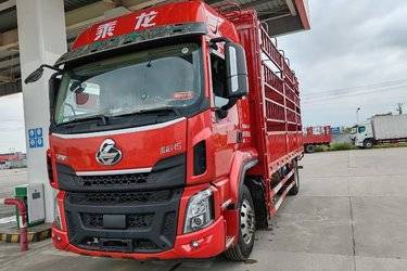 二手东风柳汽 乘龙H5重卡 270马力 4X2 6.8米仓栅式载货车(国六) 单桥 玉柴二手载货车 黄牌