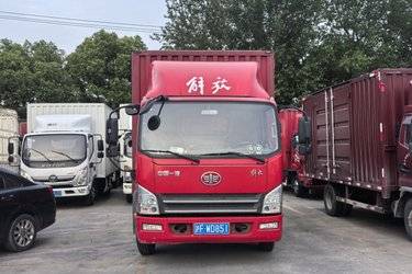 二手解放 虎VH 120马力 4.2米单排厢式轻卡底盘(国五) 单桥 锡柴二手载货车