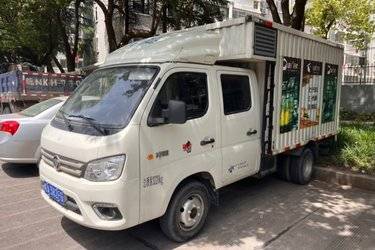 二手福田 祥菱M2 豪华型 1.5L 143马力 汽油 2.7米双排厢式微卡(国六) 单桥 东安二手载货车 蓝牌