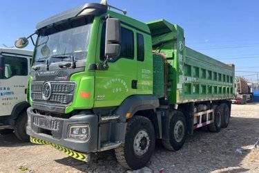 二手陕汽重卡 德龙M3000S 400马力 8X4 6.8米自卸车(国五) 前四后八 潍柴二手自卸车 黄牌
