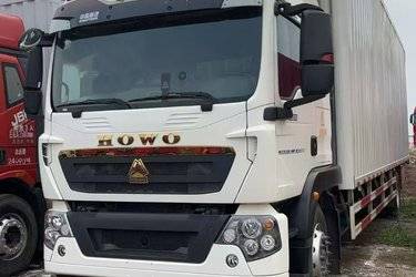 二手中国重汽 HOWO TX 270马力 4X2 9.6米厢式载货车(国六)(潍柴)(10挡)(国六) 单桥 曼二手载货车 黄牌
