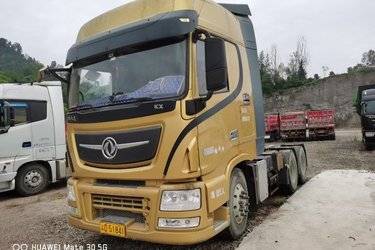 二手东风商用车 天龙旗舰KX 520马力 6X4牵引车(东风14挡)(国五) 双驱 东风二手牵引车 黄牌