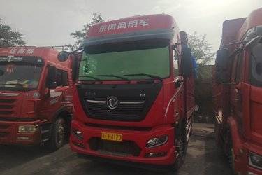 二手东风商用车 天锦KR PLUS 300马力 4X2 6.8米仓栅式载货车(国六) 单桥 雷诺二手载货车 黄牌
