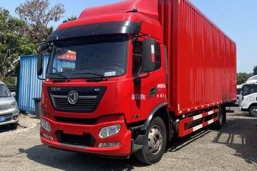 二手东风商用车 天锦KR 精英版 210马力 4X2 8米厢式载货车(速比4.1)(高顶)(国六) 单桥 雷诺二手载货车 黄牌
