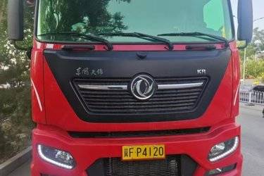 二手东风商用车 天锦KR PLUS 300马力 4X2 6.8米仓栅式载货车(国六) 单桥 东风康明斯二手载货车 黄牌