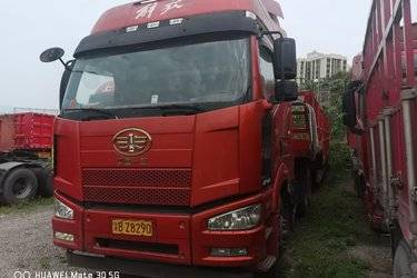 二手一汽解放 J6P重卡 领航版 460马力 6X4牵引车(国五) 双驱 一汽二手牵引车 黄牌