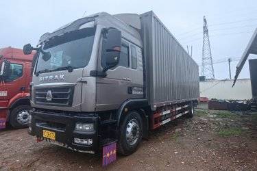 二手中国重汽 汕德卡SITRAK G5重卡 310马力 6X2 9.52米厢式载货车(国五) 前四后四 曼二手载货车 黄牌