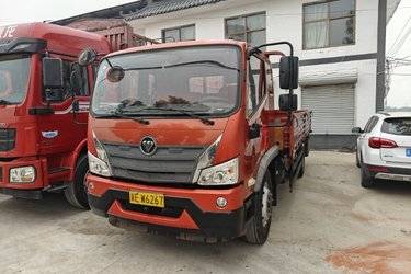 二手福田 时代领航ES5 170马力 4X2 5.4米排半栏板载货车(国五) 单桥 玉柴二手载货车 黄牌