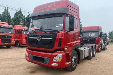 二手东风商用车 天龙VL重卡 400马力 6X4牵引车(国六) 双驱 康明斯二手牵引车 黄牌图片