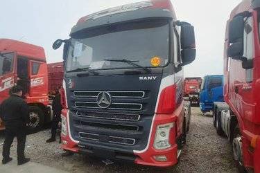 二手三一集团 王道 462马力 6X4牵引车(国五) 双驱 潍柴二手牵引车 黄牌
