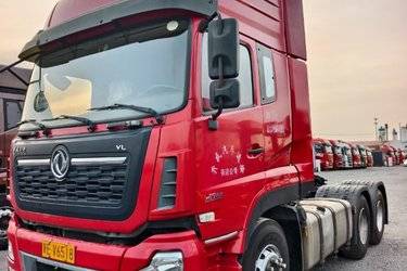 二手东风商用车 天龙VL重卡 2019款 450马力 6X4牵引车(国五) 双驱 雷诺二手牵引车 黄牌