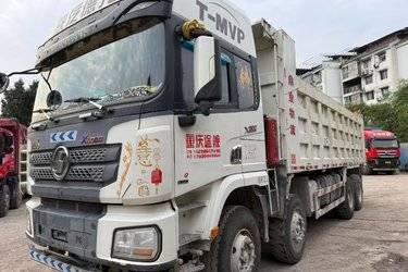 二手陕汽重卡 德龙X3000 西南版 500马力 8X4 8米自卸车(国五) 前四后八 潍柴二手自卸车 黄牌