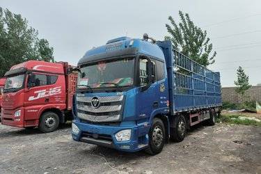 二手福田 欧曼EST 6系重卡 280马力 6X2 9.45米仓栅式载货车(459后桥)(国五) 前四后四 福田康明斯二手载货车 黄牌