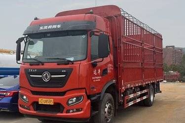二手东风商用车 天锦KR 260马力 4X2 6.8米仓栅式载货车(国六) 单桥 东风二手载货车 黄牌
