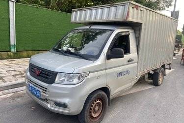 二手五菱 荣光新卡 1.8L 125马力 汽油 3米单排厢式微卡(国六) 单桥 五菱柳机二手载货车 蓝牌