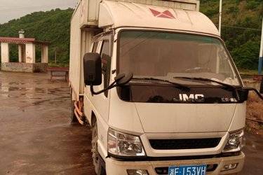 二手江铃 顺达窄体 116马力 3.32米双排厢式轻卡(国五) 单桥 江铃二手载货车 蓝牌