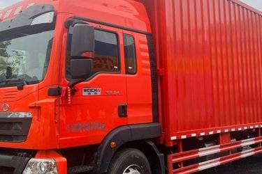 二手中国重汽 HOWO TX 250马力 4X2 9.6米厢式载货车(国六) 单桥 潍柴二手载货车 黄牌