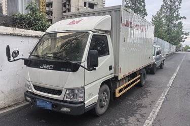 二手江铃 顺达窄体 普通款 116马力 4.21米单排厢式轻卡(国五) 单桥 江铃二手载货车 蓝牌
