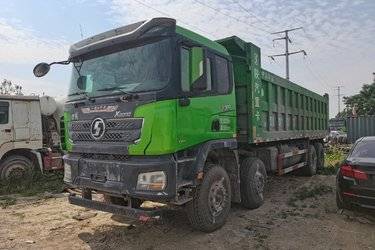 二手陕汽重卡 德龙X3000 超强版 500马力 8X4 8.6米自卸车(国五) 前四后八 潍柴二手自卸车 黄牌图片