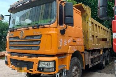 二手陕汽 德龙F3000 375马力 6X4 6米自卸车(国五) 后八轮 潍柴二手自卸车 黄牌图片