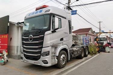 二手北京重卡 追梦 520马力 6X4 AMT自动档牵引车(国六) 双驱 福田康明斯二手牵引车 黄牌图片