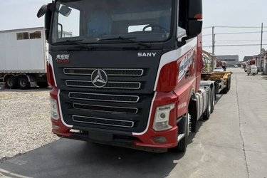 二手三一集团 朱宏版 500马力 6X4牵引车(国五) 双驱 潍柴二手牵引车 黄牌图片