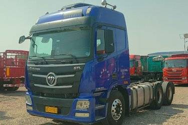 二手福田 欧曼GTL 6系重卡 超能版 460马力 6X4牵引车(国五) 双驱 康明斯二手牵引车 黄牌图片