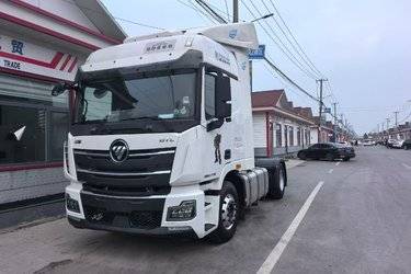 二手福田 欧曼GTL 北方版 470马力 4X2 AMT自动挡牵引车(国六)(带气囊)(国六) 单桥 福田康明斯二手牵引车 黄牌图片