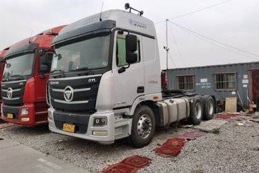 二手福田 欧曼GTL 9系重卡 超能版 460马力 6X4牵引车(国五) 双驱 福田康明斯二手牵引车 黄牌图片