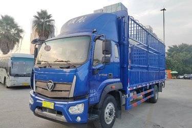 二手福田 瑞沃ES5 185马力 4X2 6.8米仓栅式载货车(国五) 单桥 福田康明斯二手载货车 黄牌图片
