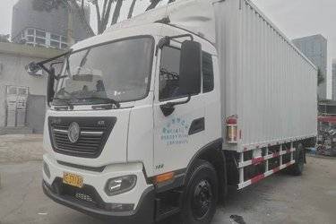 二手东风商用车 天锦KR中卡 精英版 180马力 4X2 8米厢式载货车(国五) 单桥 东风康明斯二手载货车 黄牌图片
