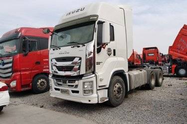 二手江铃重汽 威龙HV5重卡 经济版 470马力 6X4牵引车(国五) 双驱 庆铃五十铃二手牵引车 黄牌图片