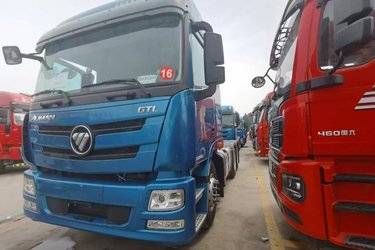 二手福田 欧曼GTL 穿越版 470马力 6X4 牵引车(国六) 双驱 福田康明斯二手牵引车 黄牌图片