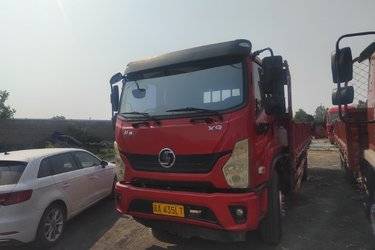 二手陕汽商用车 轩德X9 轻量化版 200马力 6.75米排半栏板轻卡(国六) 单桥 玉柴二手载货车 黄牌图片