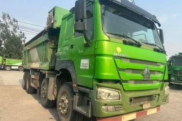 二手中国重汽 HOWO重卡 400马力 6X4 5.8米自卸车(国五) 后八轮 潍柴二手自卸车 黄牌图片
