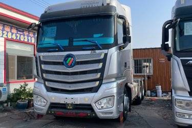 二手福田 欧曼EST 北方版 580马力 6X4 牵引车(速比4.111)(液缓)(国六) 双驱 康明斯二手牵引车 黄牌图片