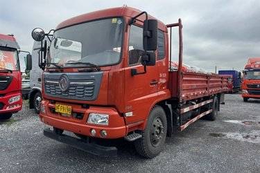 二手东风商用车 天锦VR中卡 2019款 180马力 4X2 6.75米栏板载货车(国五) 单桥 东风二手载货车 黄牌图片