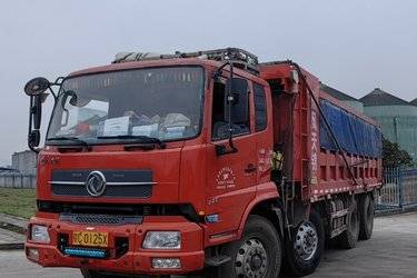 二手东风商用车 天锦重卡 280马力 8X4 6.2米自卸车(国五) 前四后八 玉柴二手自卸车 黄牌
