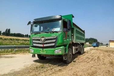 二手福田 欧曼ETX 9系重卡 400马力 6X4 6米自卸车(国五) 后八轮 潍柴二手自卸车 黄牌图片