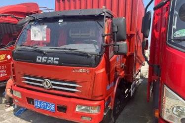 二手东风 多利卡D6 116马力 4.172米单排厢车轻卡(国四) 单桥 东风二手载货车 蓝牌图片