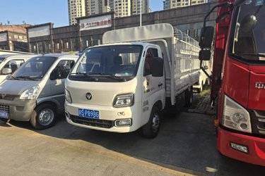 二手福田 祥菱M2 1.5L 143马力 CNG 4米单排仓栅式小卡(国六) 单桥 东安二手载货车 蓝牌图片