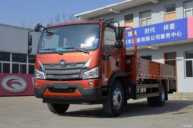 二手福田 时代领航ES5 170马力 4X2 6.2米排半栏板载货车(速比5.286)(国五) 单桥 玉柴二手载货车 黄牌图片