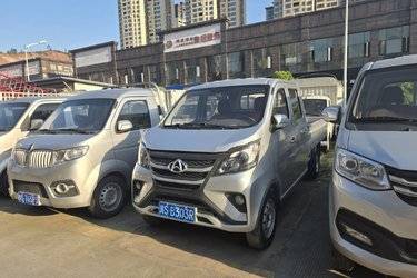二手长安凯程 星卡 1.5L 长轴版 基本型 107马力 汽油 2.55米双排栏板微卡(国六) 单桥 重庆长安二手载货车 蓝牌图片