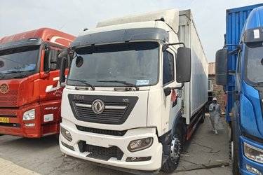 二手东风商用车 天锦KR 245马力 4X2 9.8米翼开启厢式载货车(国五) 单桥 东风康明斯二手载货车 黄牌图片